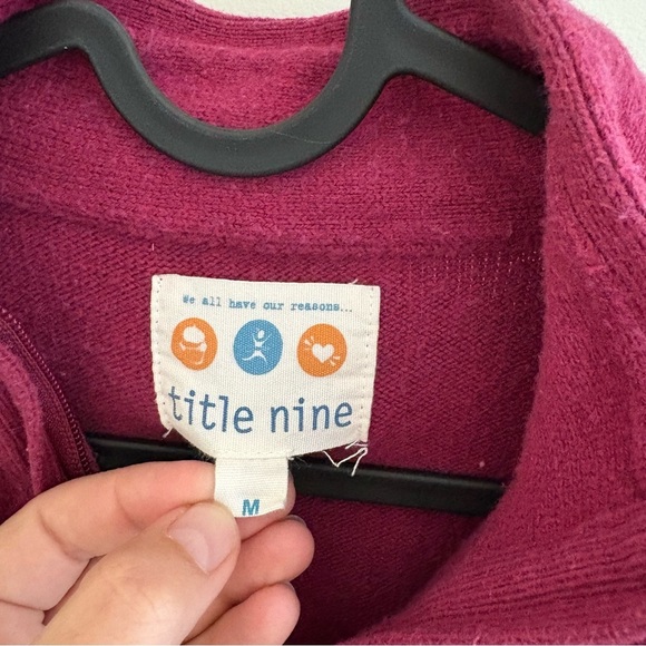 Title Nine Wool Blend Zip Up Sweater - Picture 7 of 8